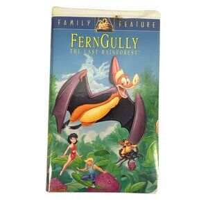 Ferngully The Last Rainforest VHS 1992 Family Animated Feature 20th Century Fox